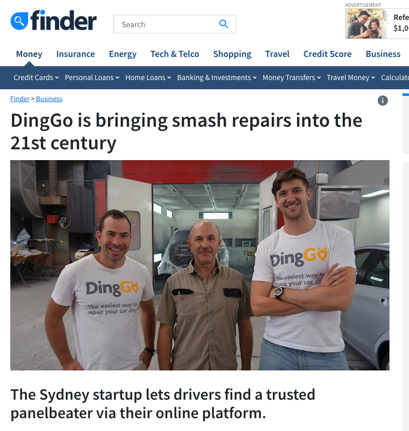 DingGo Finder Article